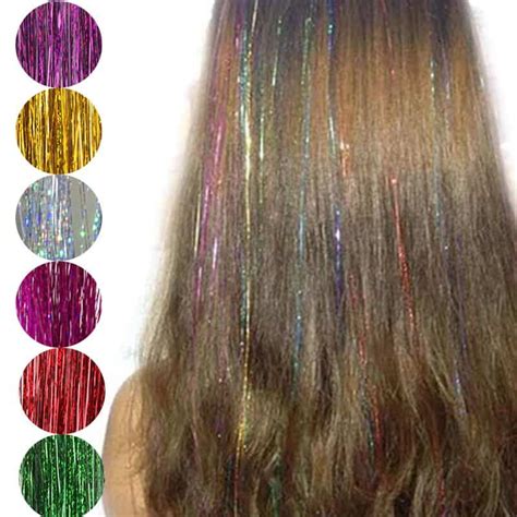 خصلات شعر ملونة